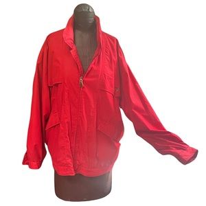 Red vintage Members Only 46L jacket